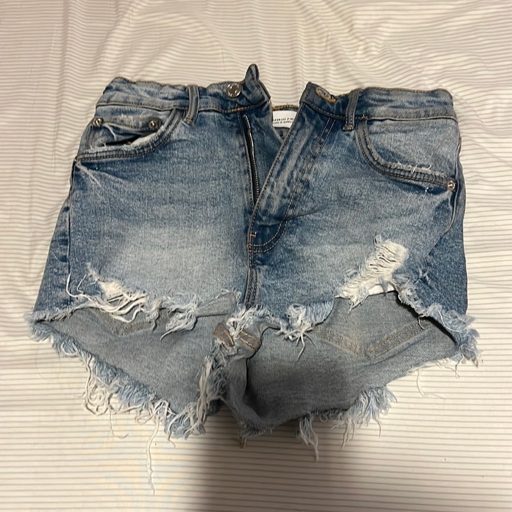 Zara blue Jean shorts